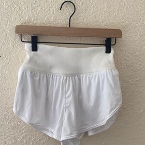 Free People Movement White Shorts